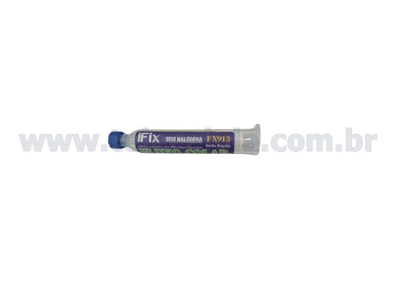Sem Imagem - FLUXO DE SOLDA PASTOSO IFIX FX913 10CC